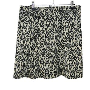 Ripskirt Hawaiian Ikat Print Wrap Skirt, Vacation, Resortwear, Size Medium